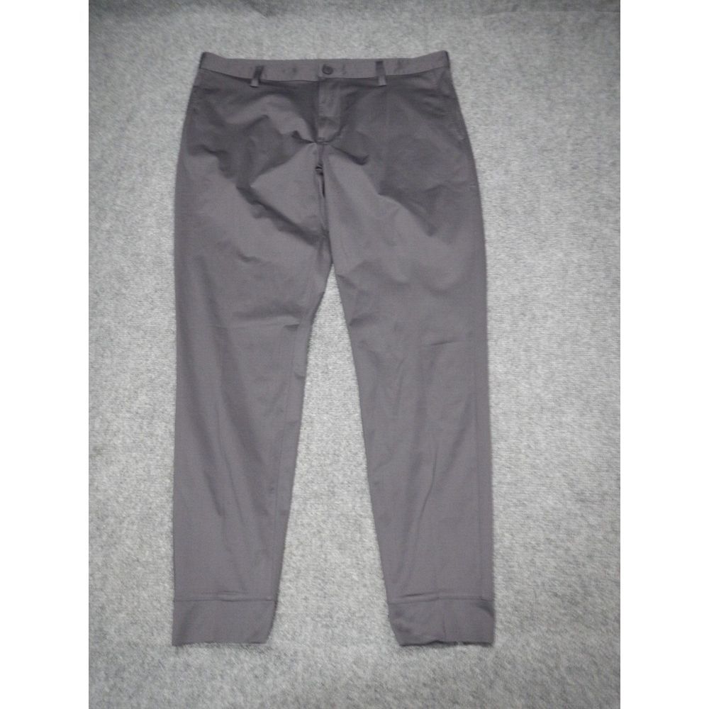 Rhone Pants Mens 35 Gray Commuter Slim Jogger Performance Golf‎ Zip Ankle
